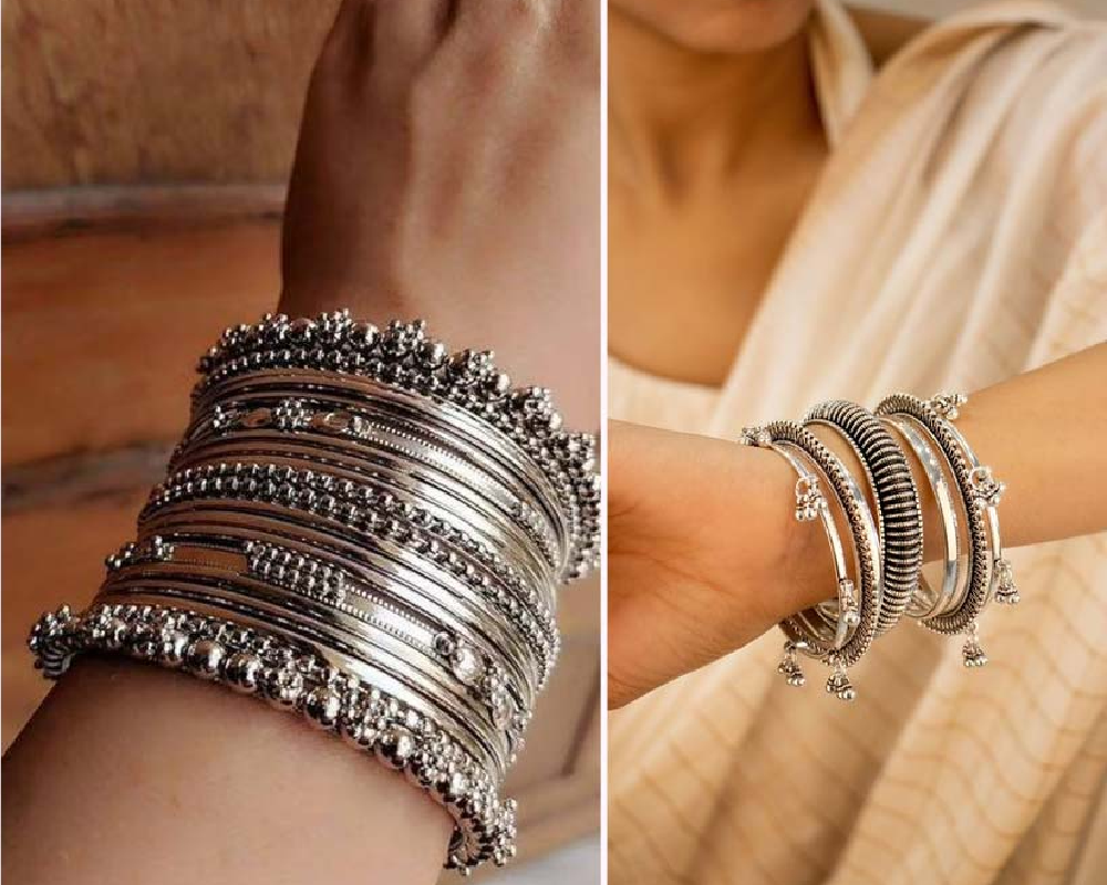 Bridal Hand with Red and Gold Bangles and Mehndi