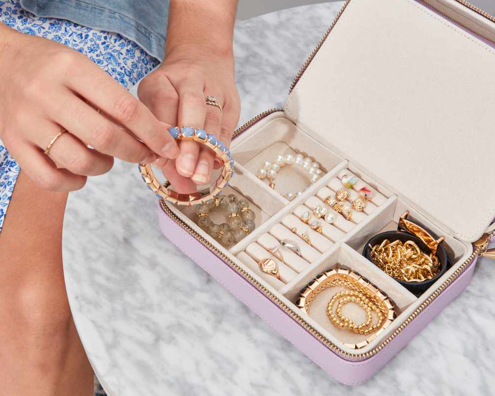 Bangles Arranged Neatly in a Jewelry Box