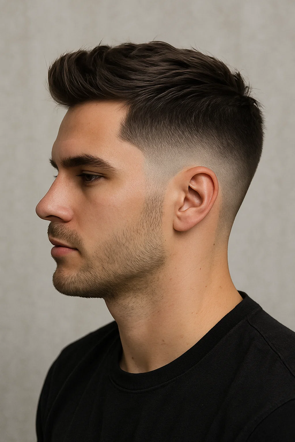 Hairstyle medium fade