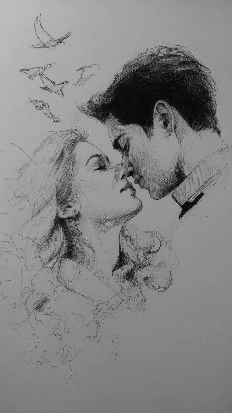 Couple Sketch | Romantic Couple
