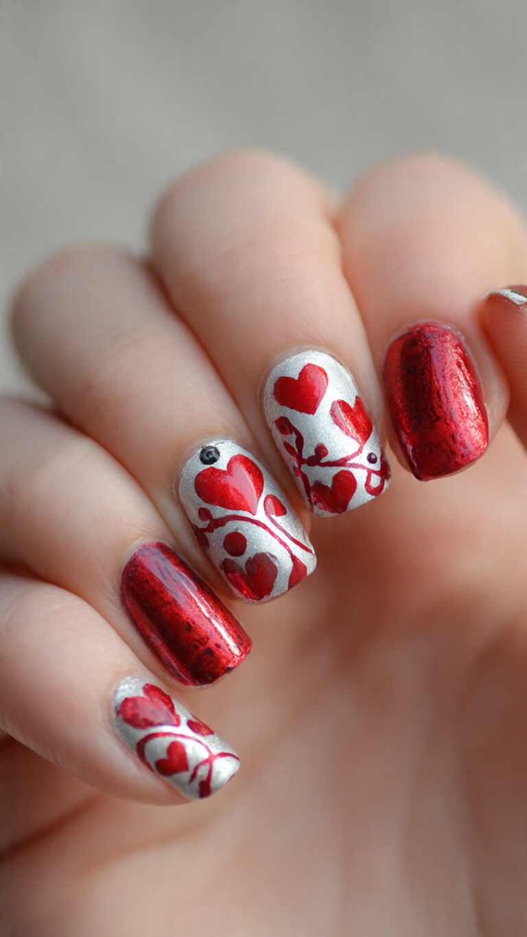 Valentine Day Nails Ideas