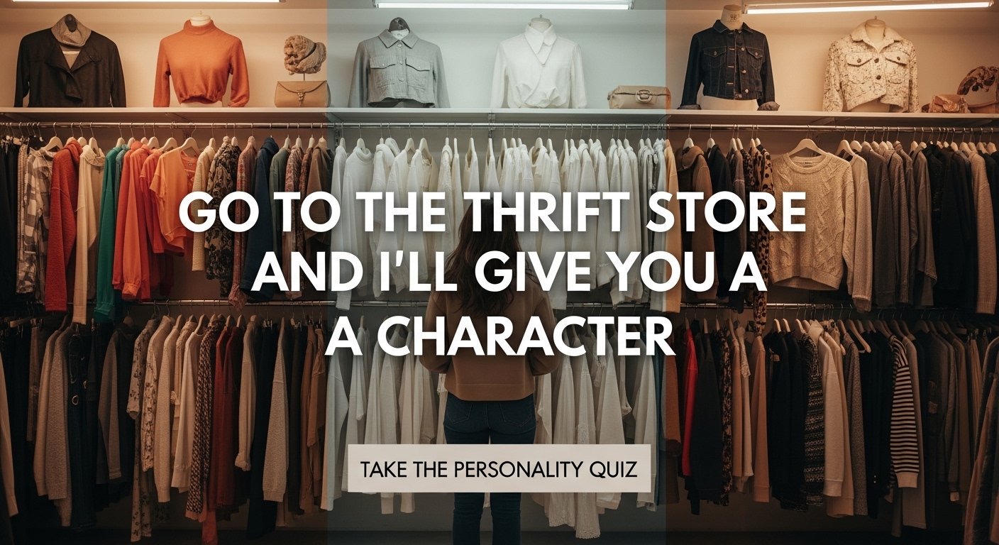 Go to the Thrift Store and I’ll Give You a Character (Quiz Explained)
