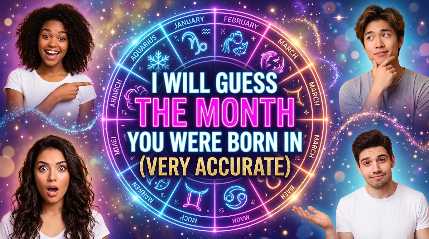 I Will Guess the Month You Were Born In (Very Accurate)