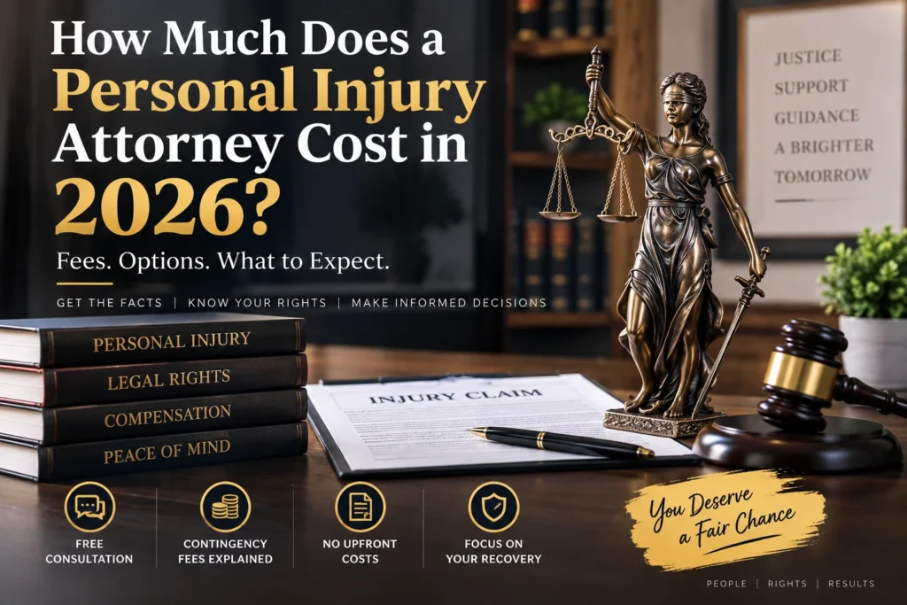 How Much Does a Personal Injury Attorney Cost in 2026?