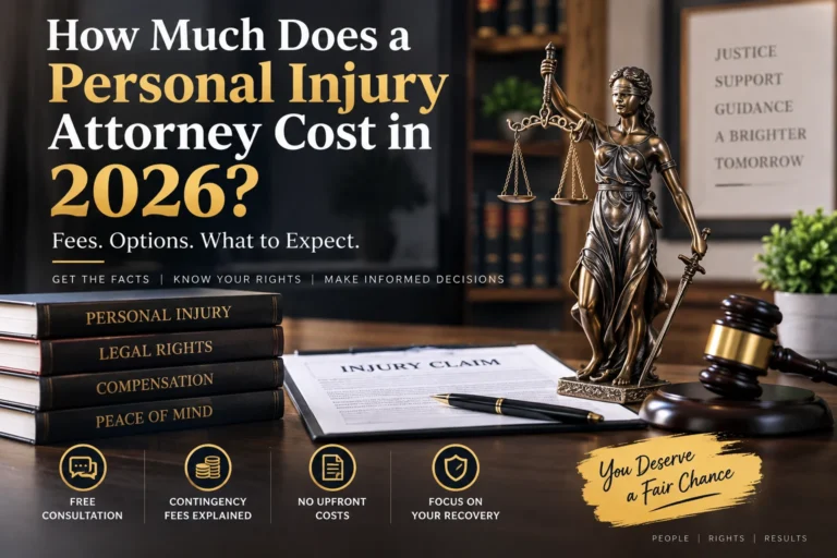 How Much Does a Personal Injury Attorney Cost in 2026?