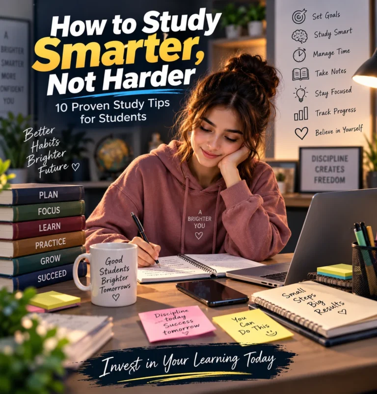How to Study Smarter, Not Harder: 10 Proven Study Tips for Students
